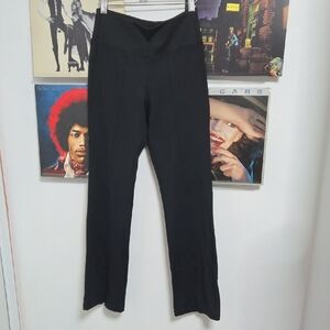 Danskin Black High-Rise Straight-Leg Pants